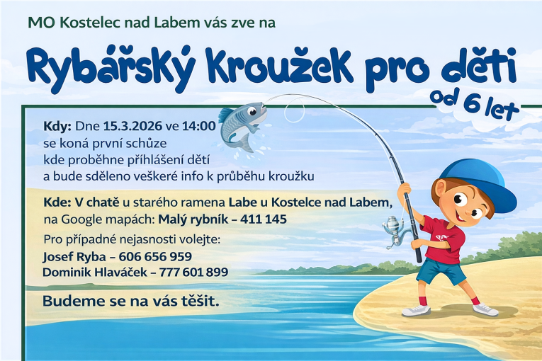 Rybářský kroužek pro&nbsp;děti